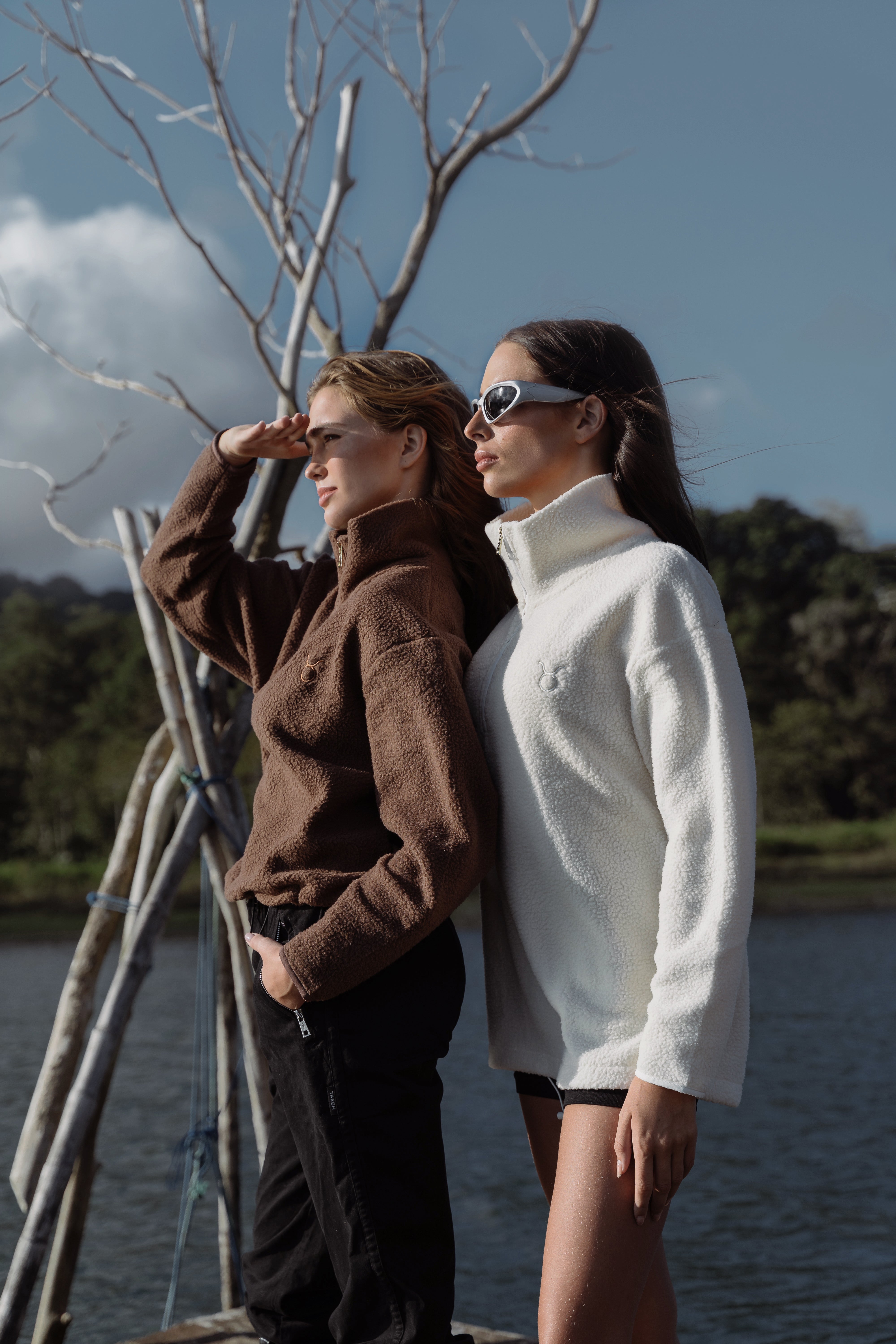 Luna Long Fleece Cream