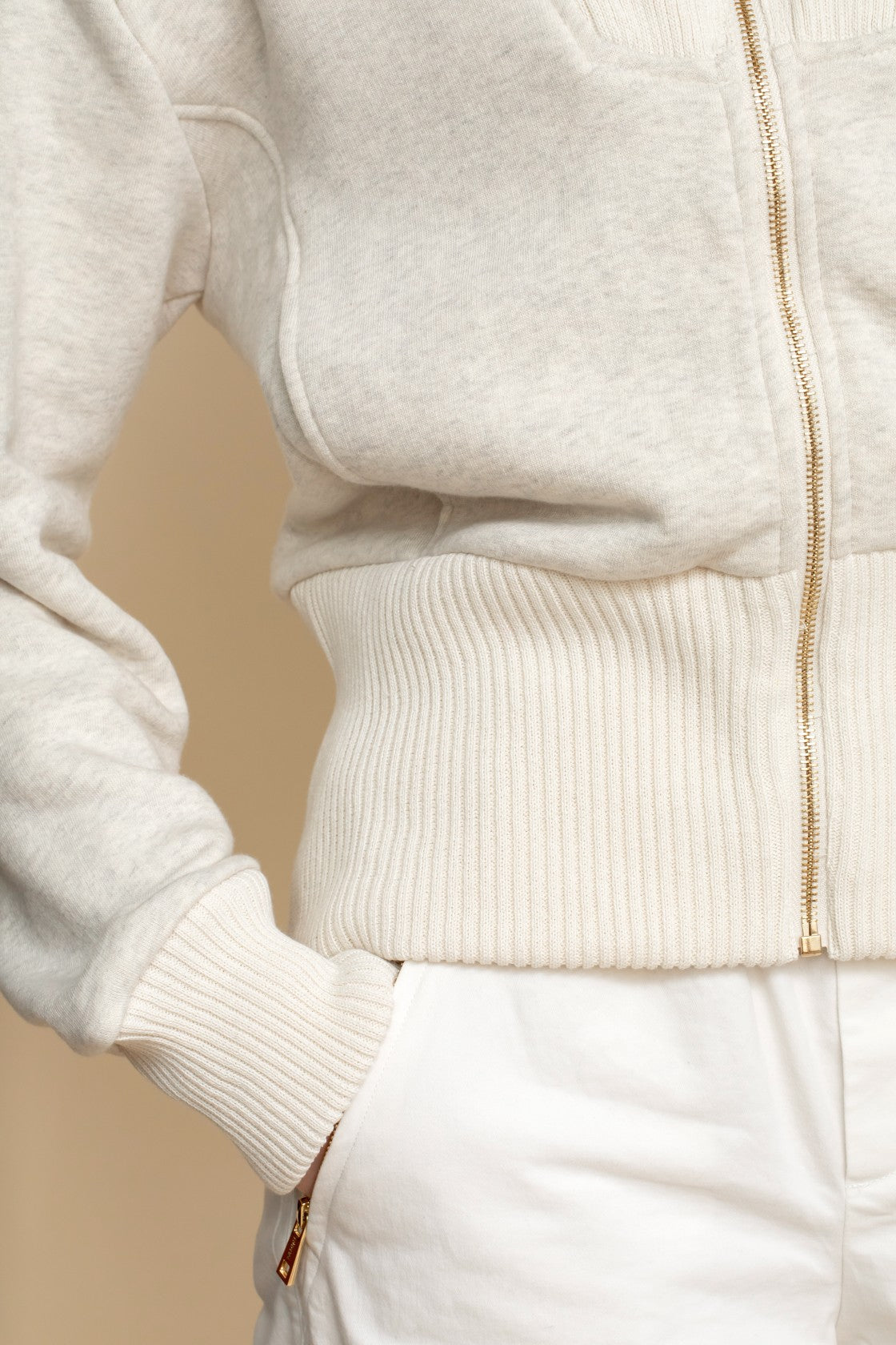 Sienna Full Zip Cream