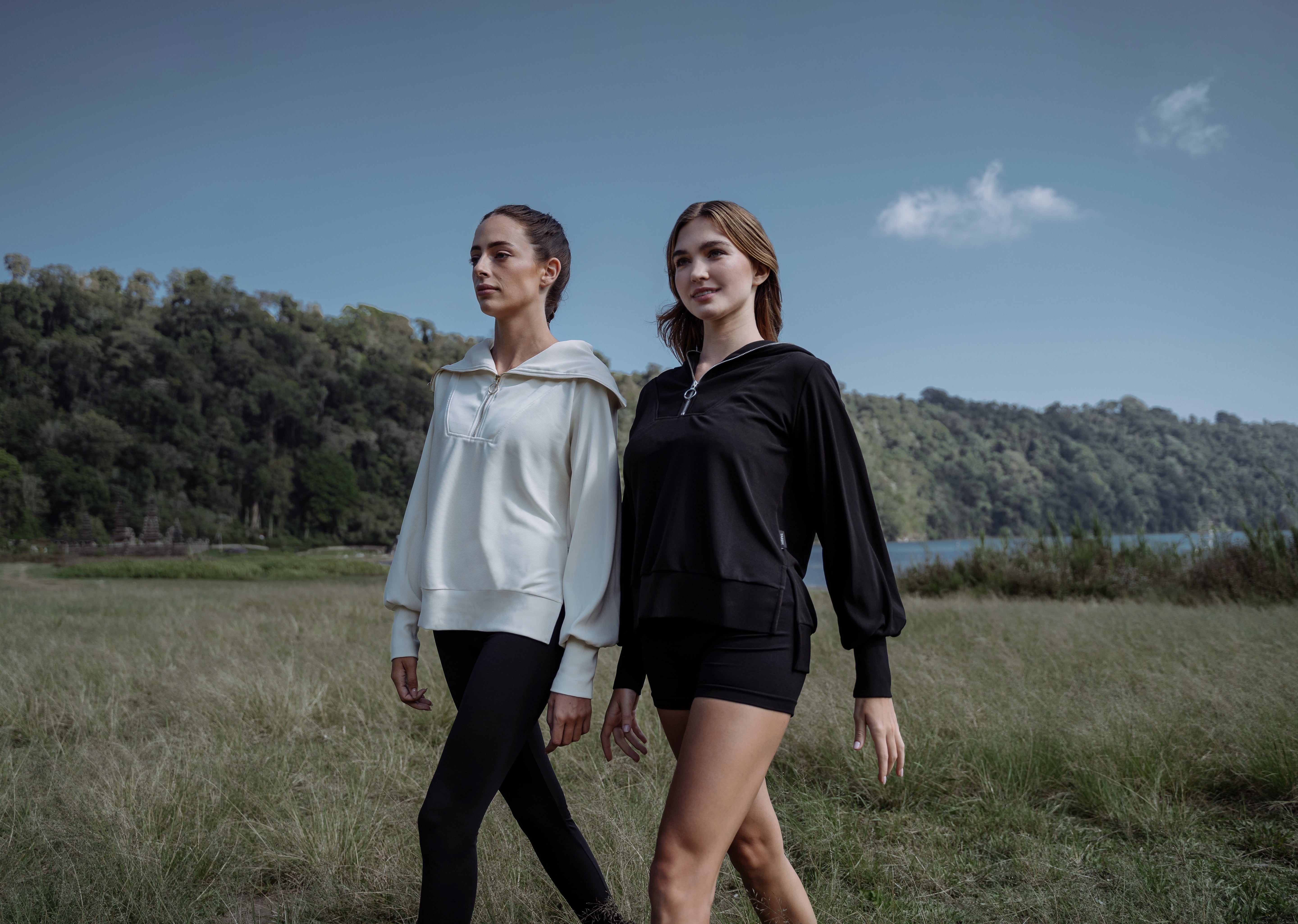 Amara Half Zip Sweater Cream