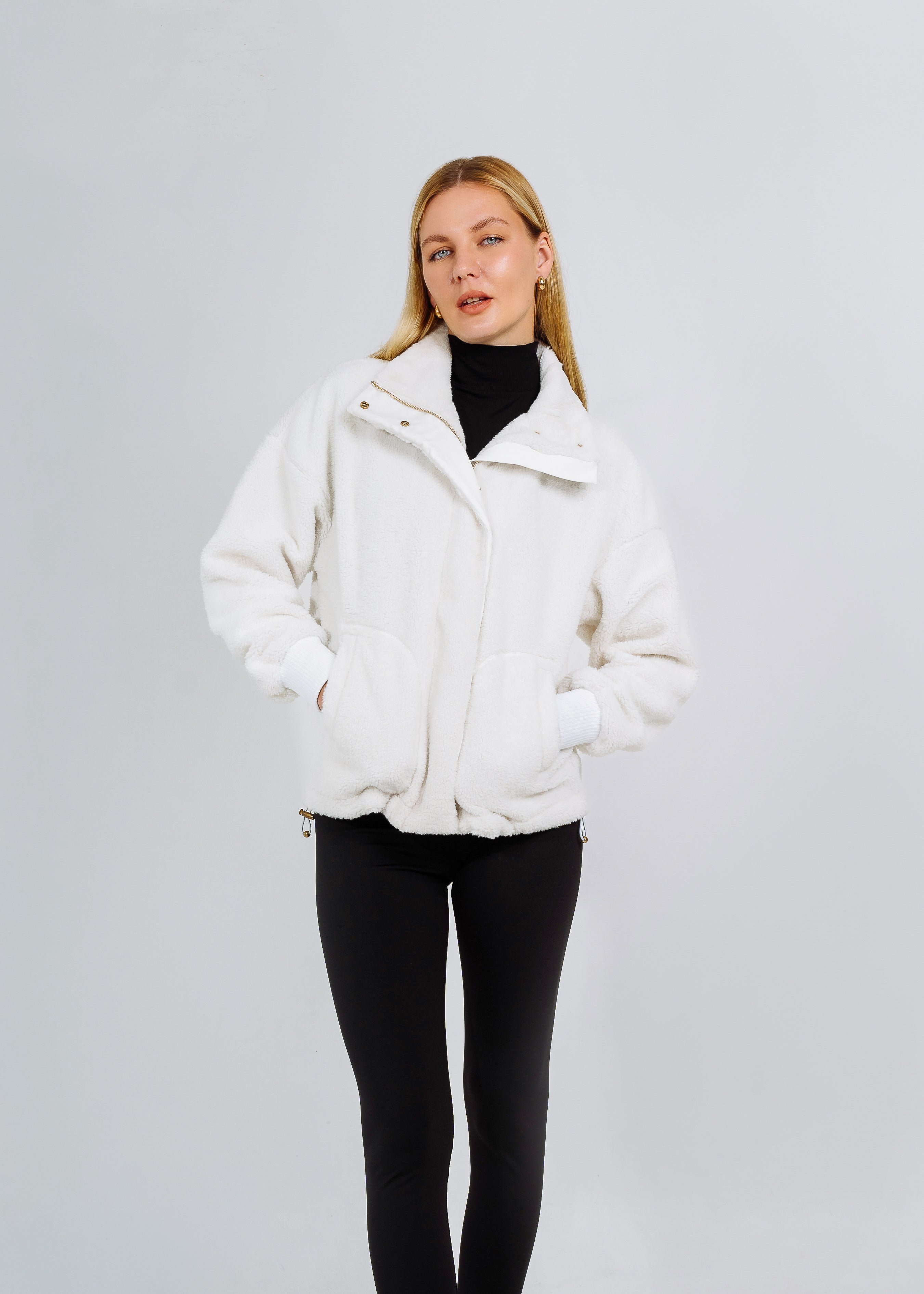 ASPEN FLEECE EDIT TWO WHITE