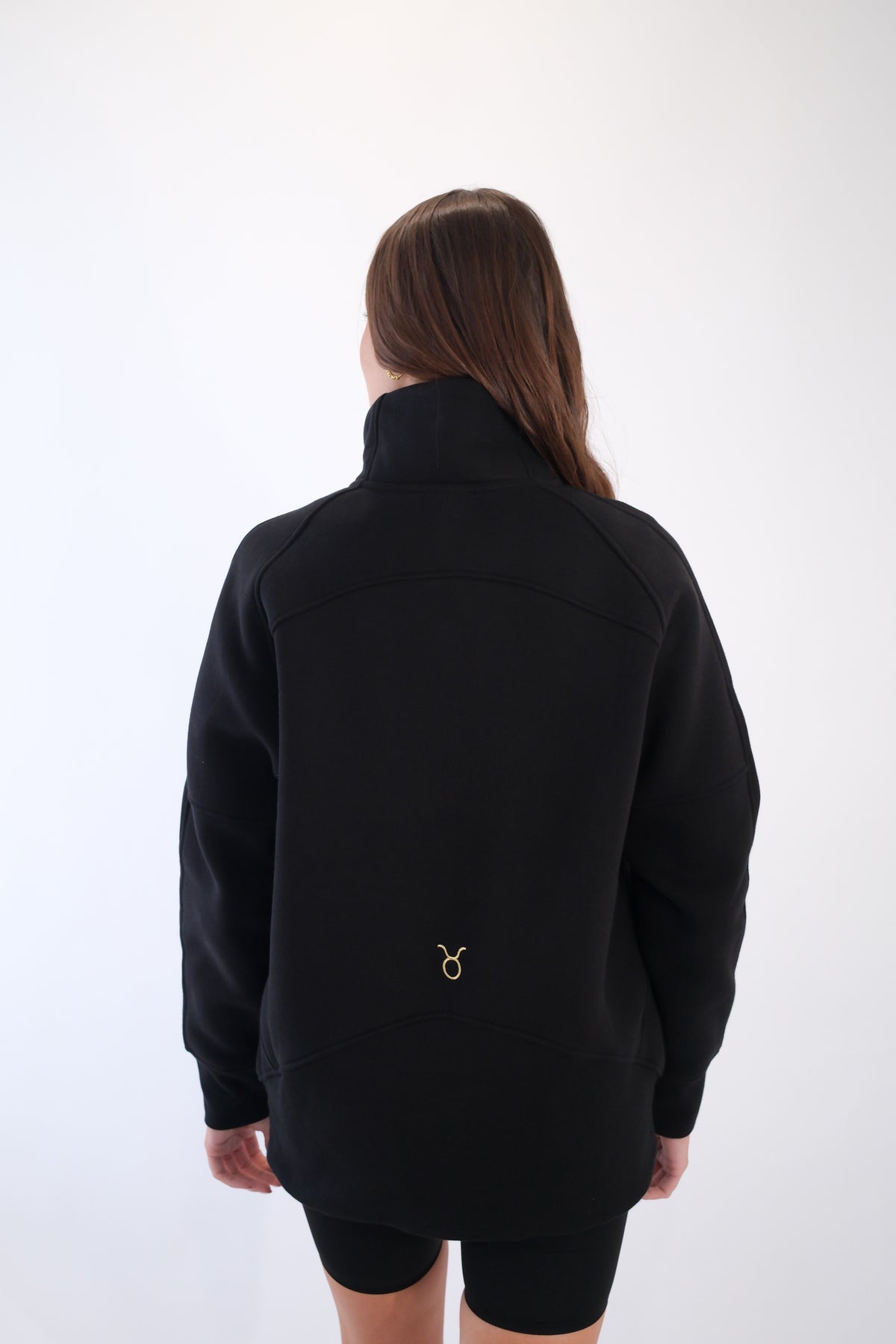 INDIE HALF ZIP BLACK