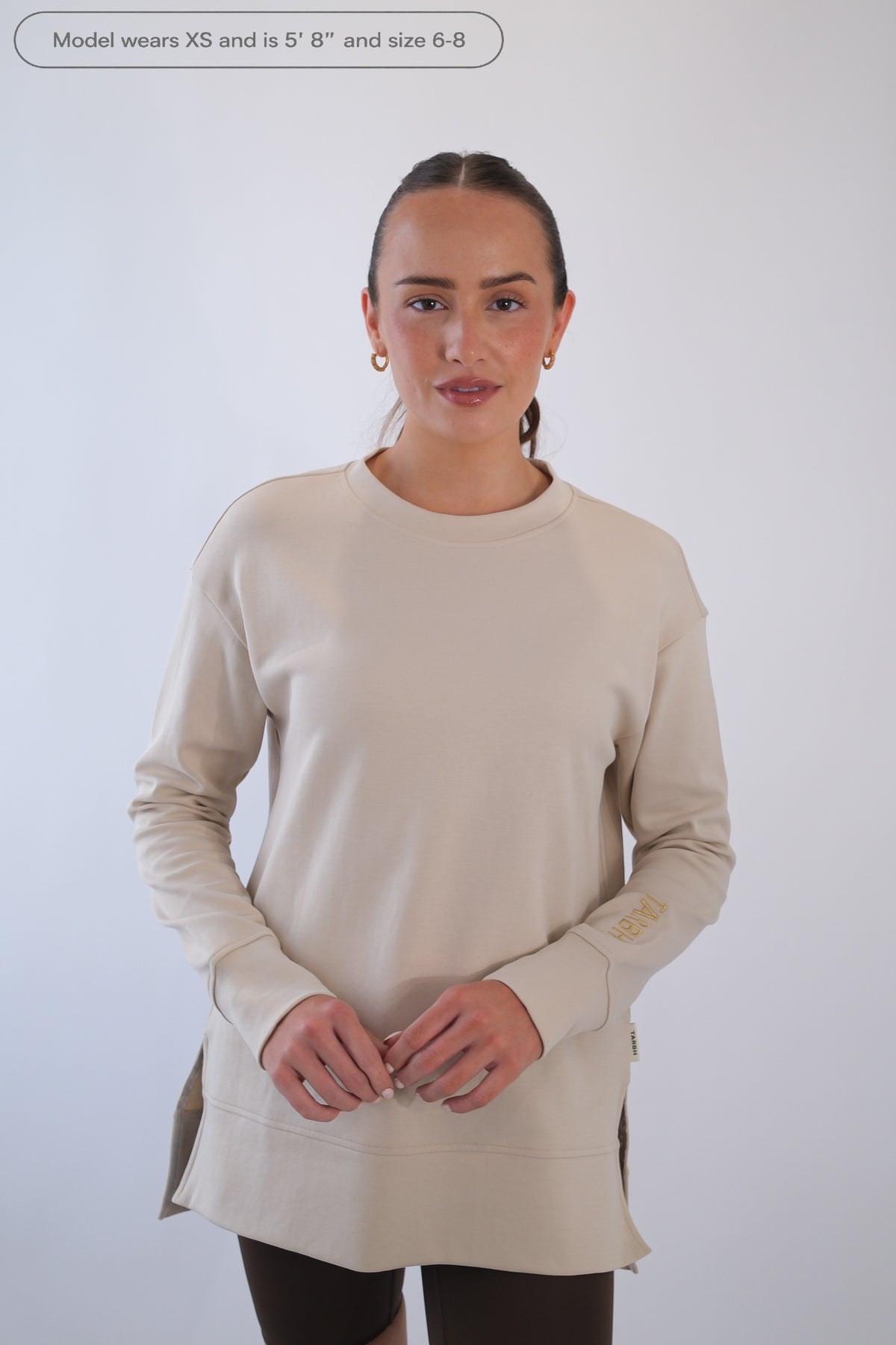 JUNO CREW SWEATSHIRT CREAM