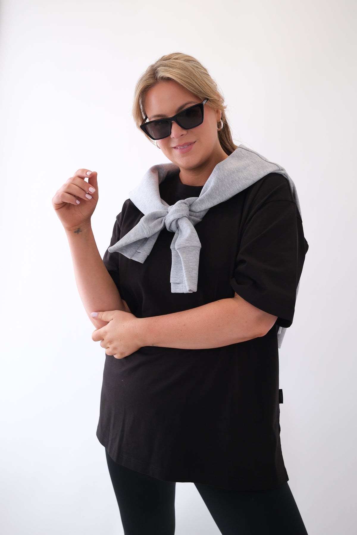 CLEO SHORT SLEEVE T-SHIRT BLACK