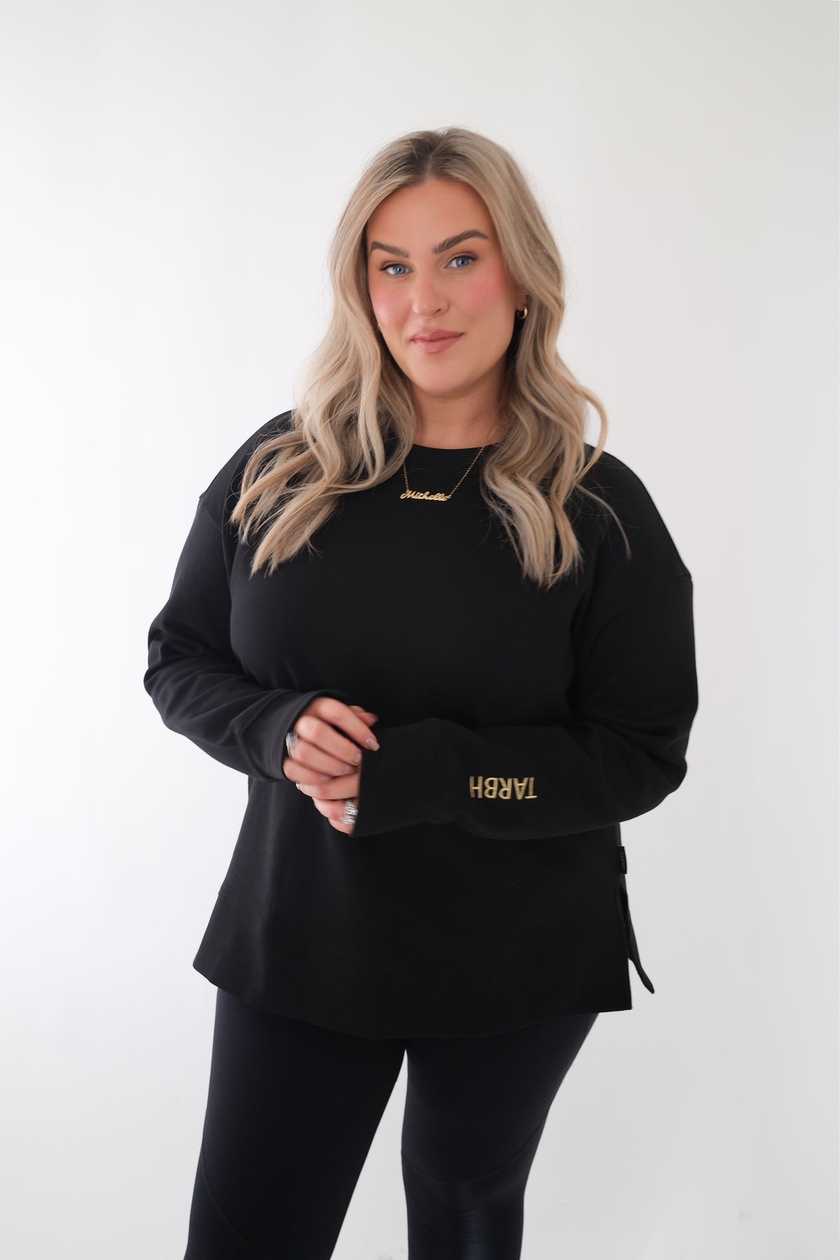 JUNO CREW SWEATSHIRT BLACK