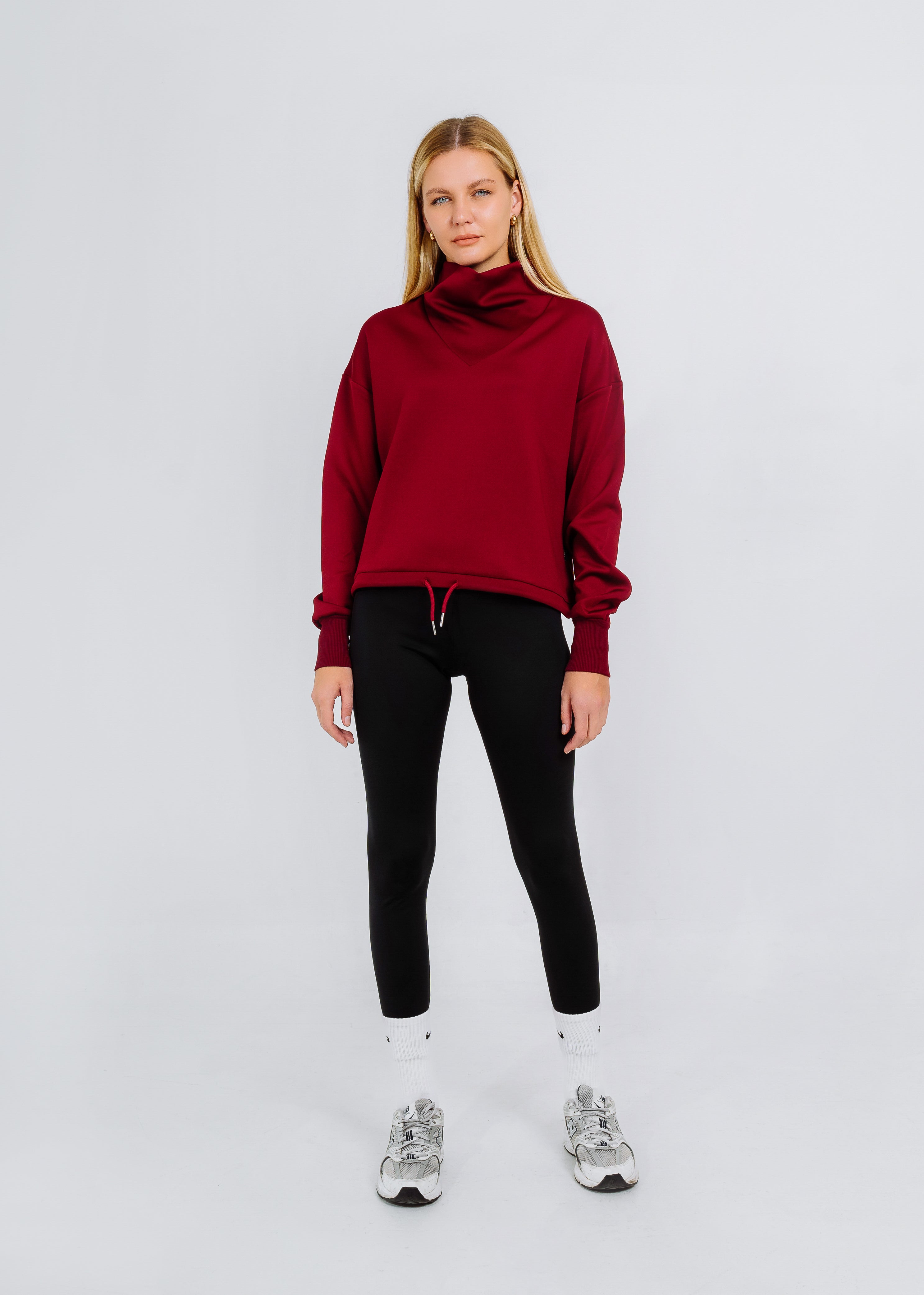 DEMI SWEATER DARK CHERRY