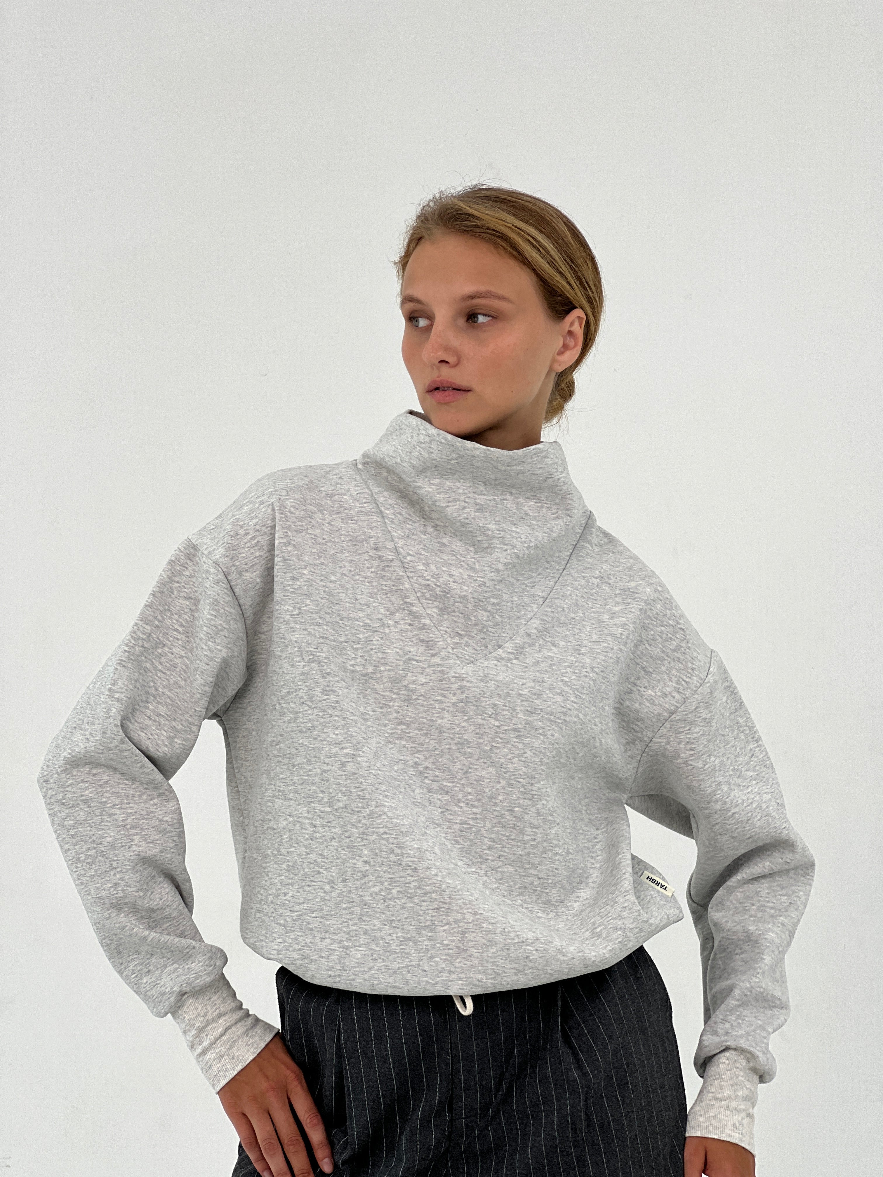Demi Sweater Pale Grey
