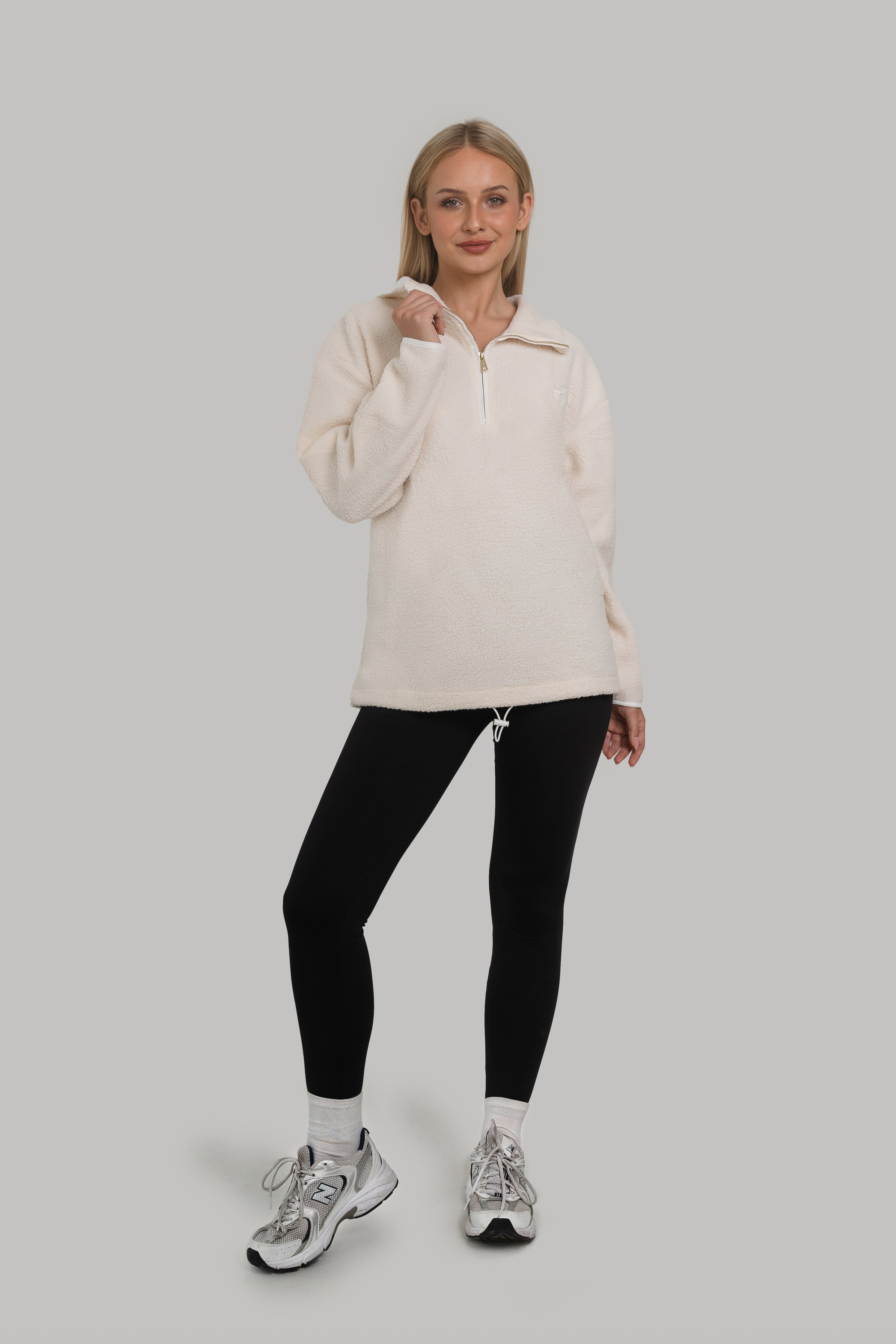 Luna Long Fleece Cream