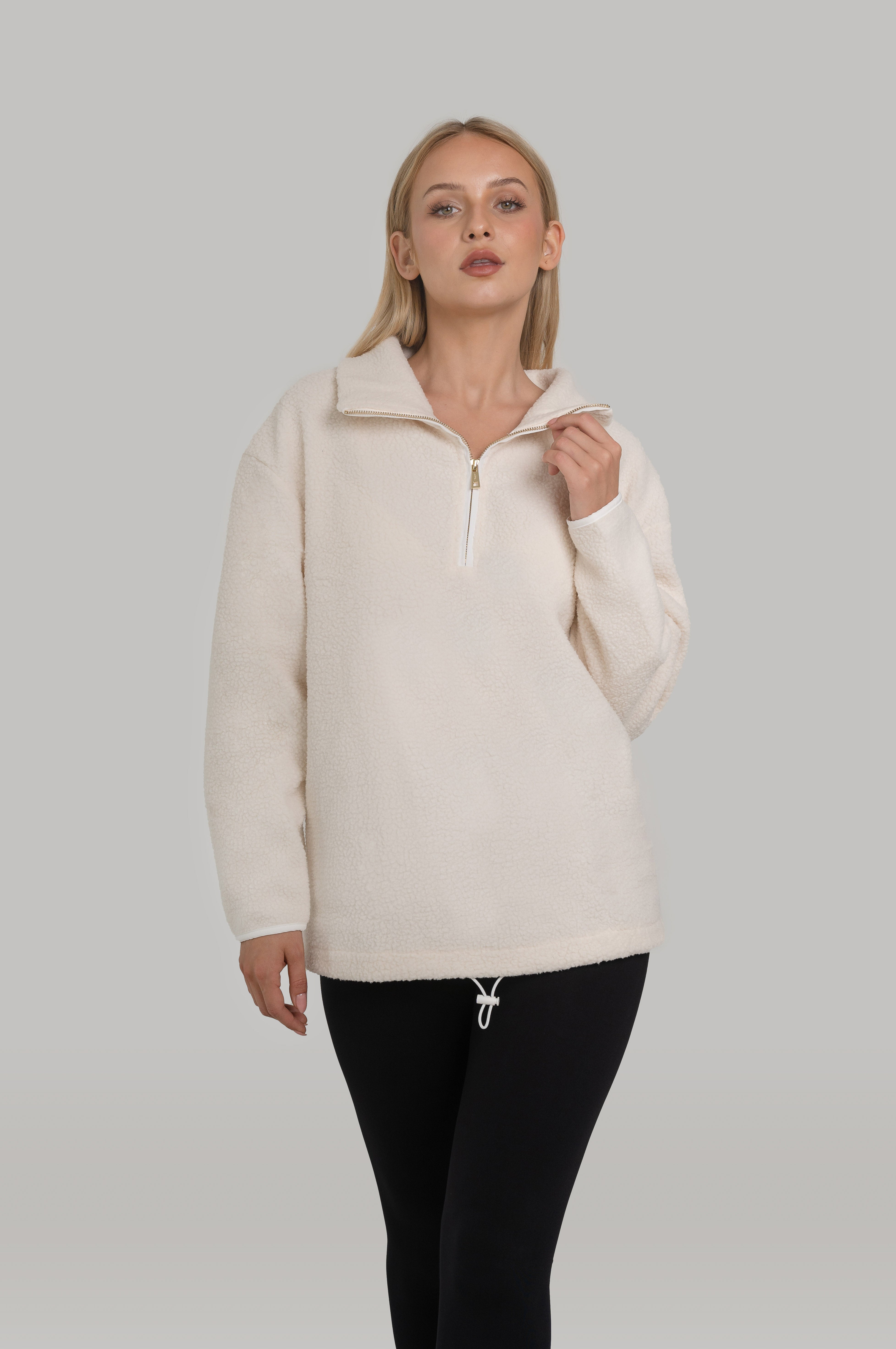 Luna Long Fleece Cream