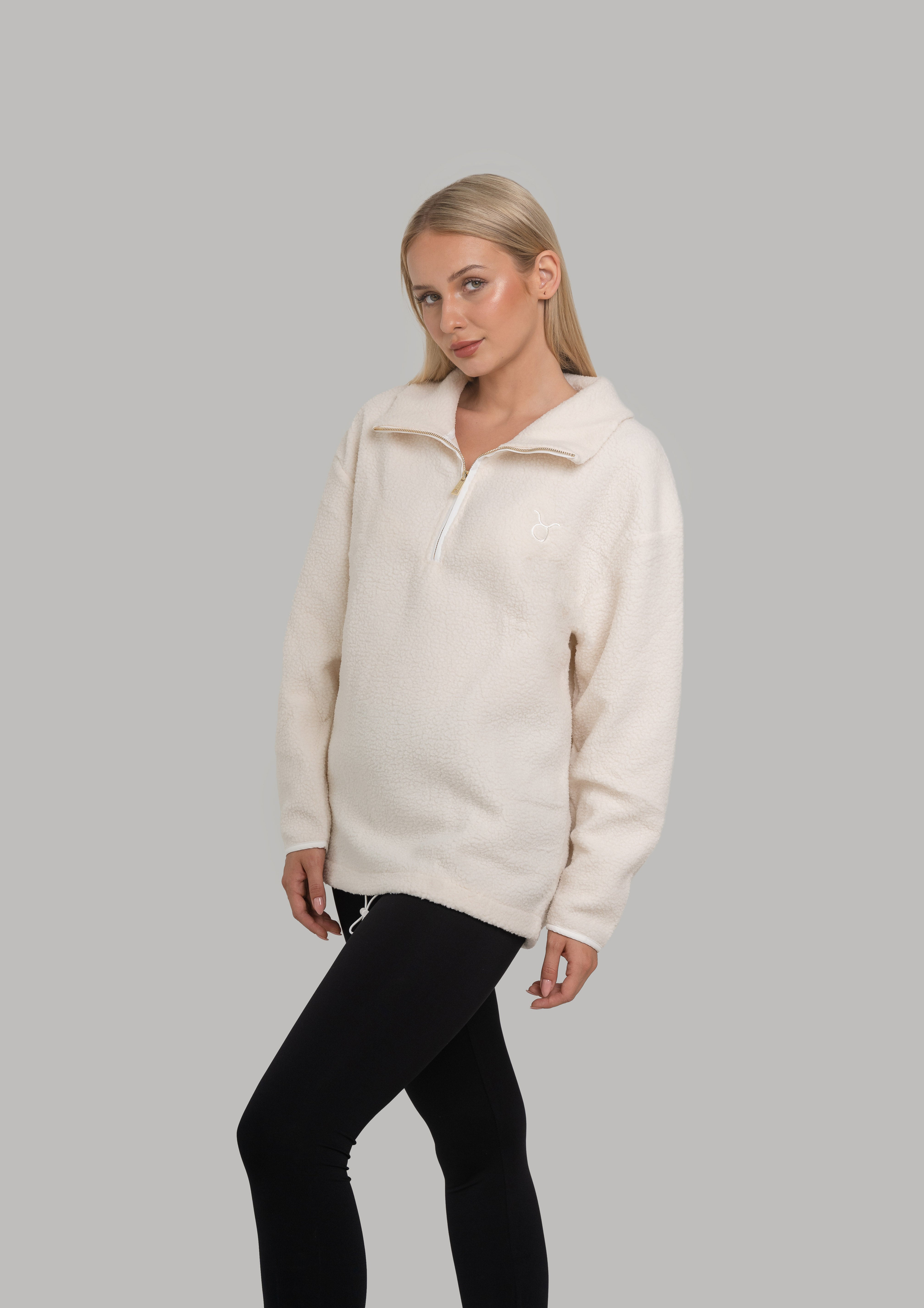Luna Long Fleece Cream