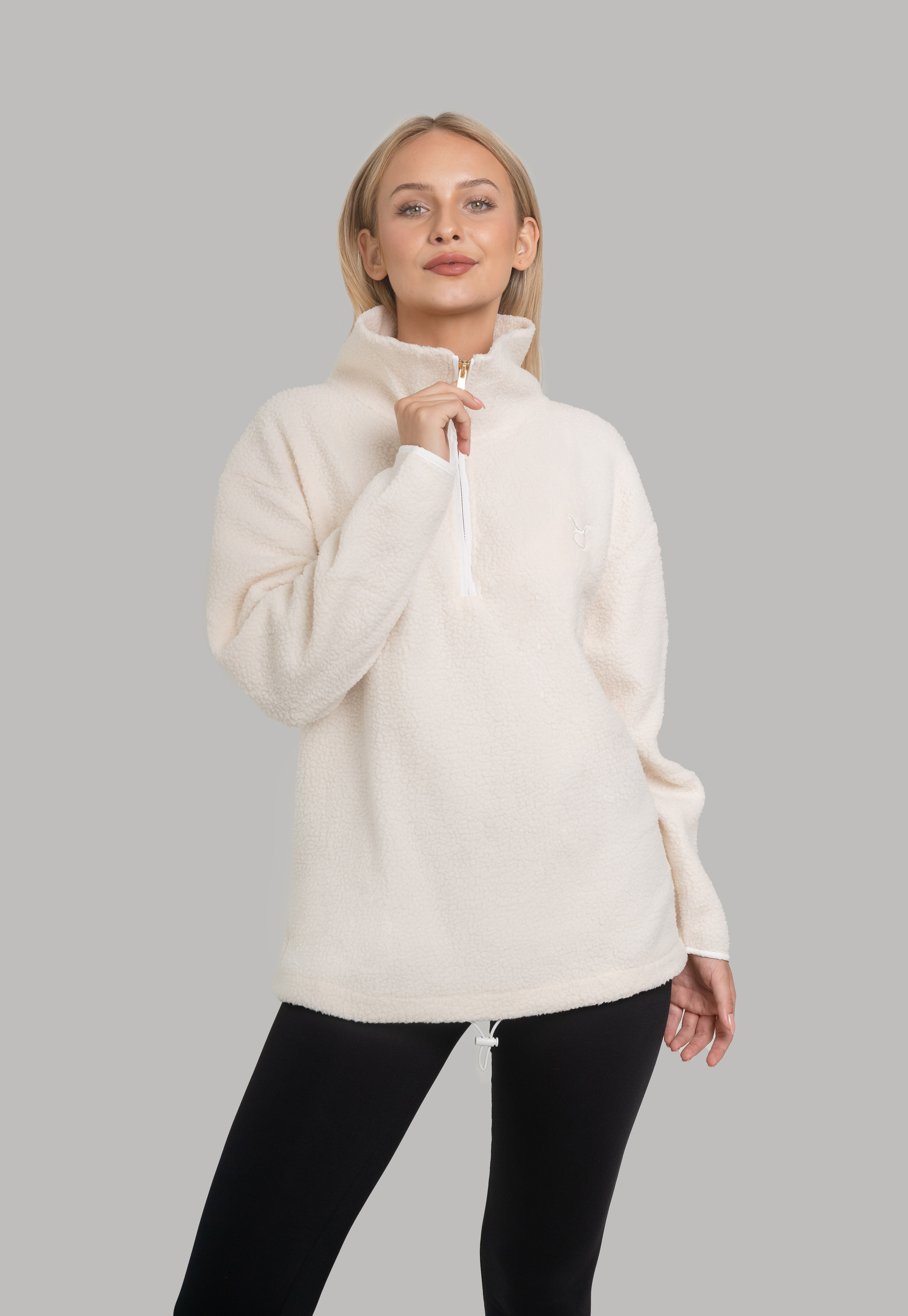 Luna Long Fleece Cream