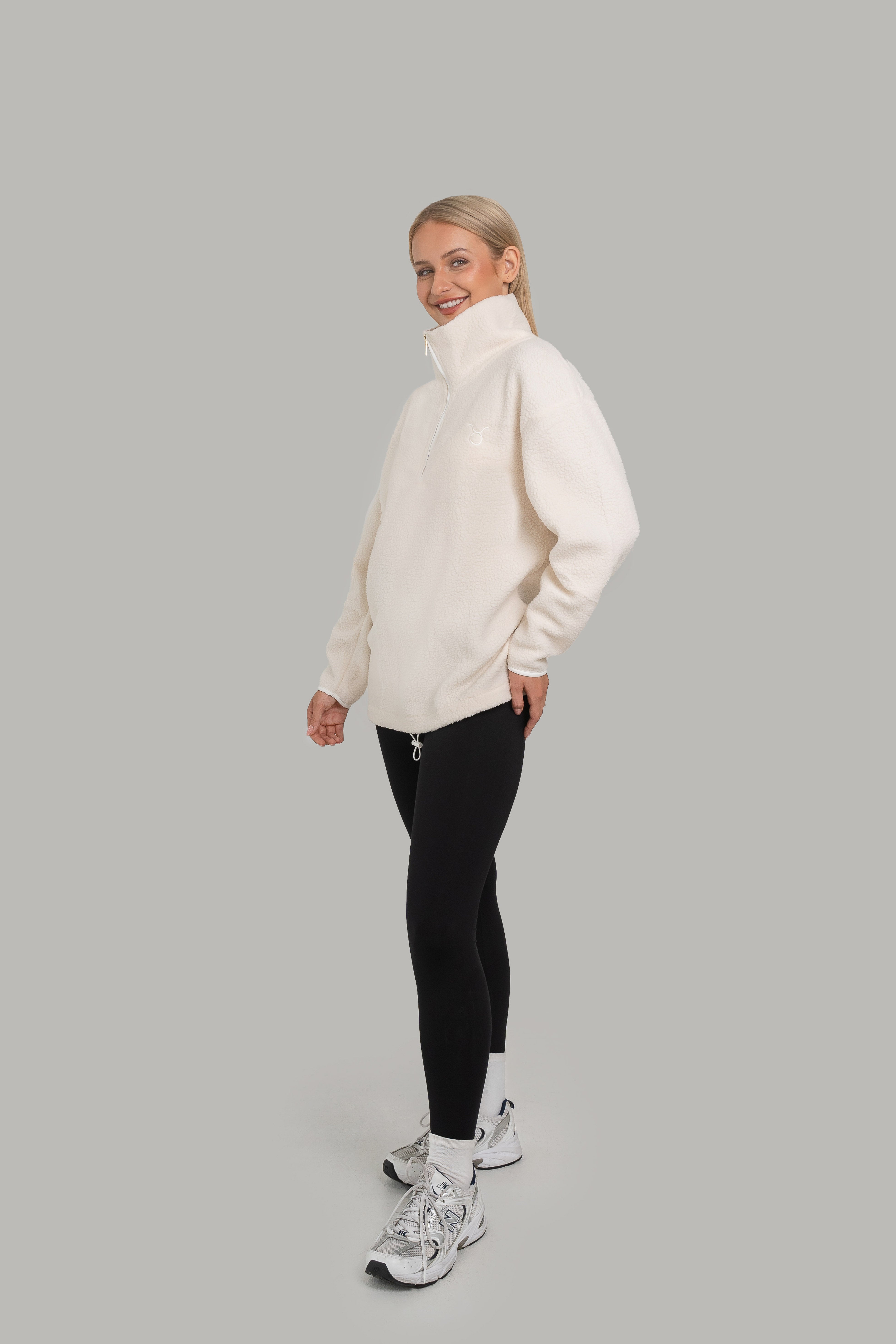 Luna Long Fleece Cream