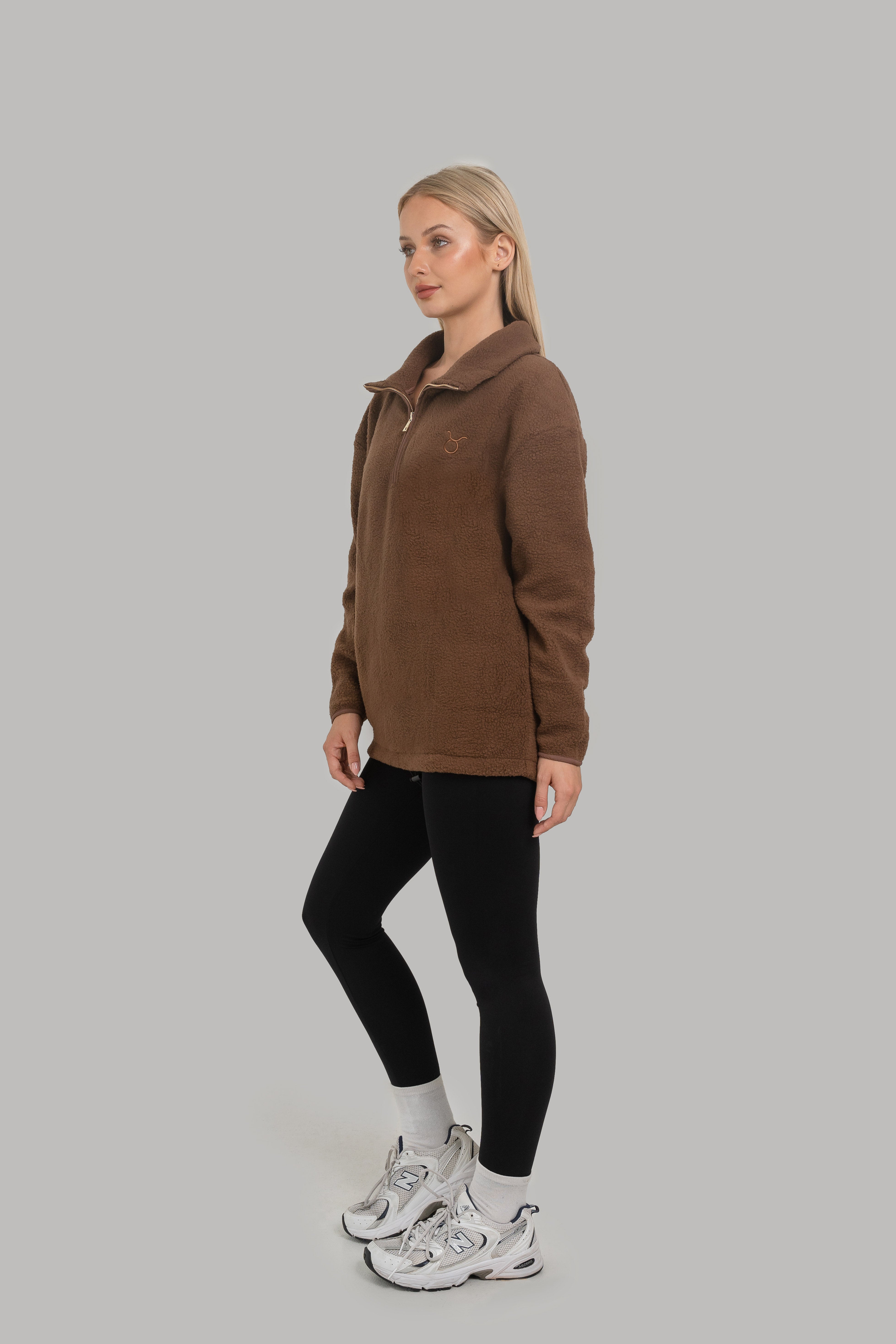 Luna Long Fleece Brown
