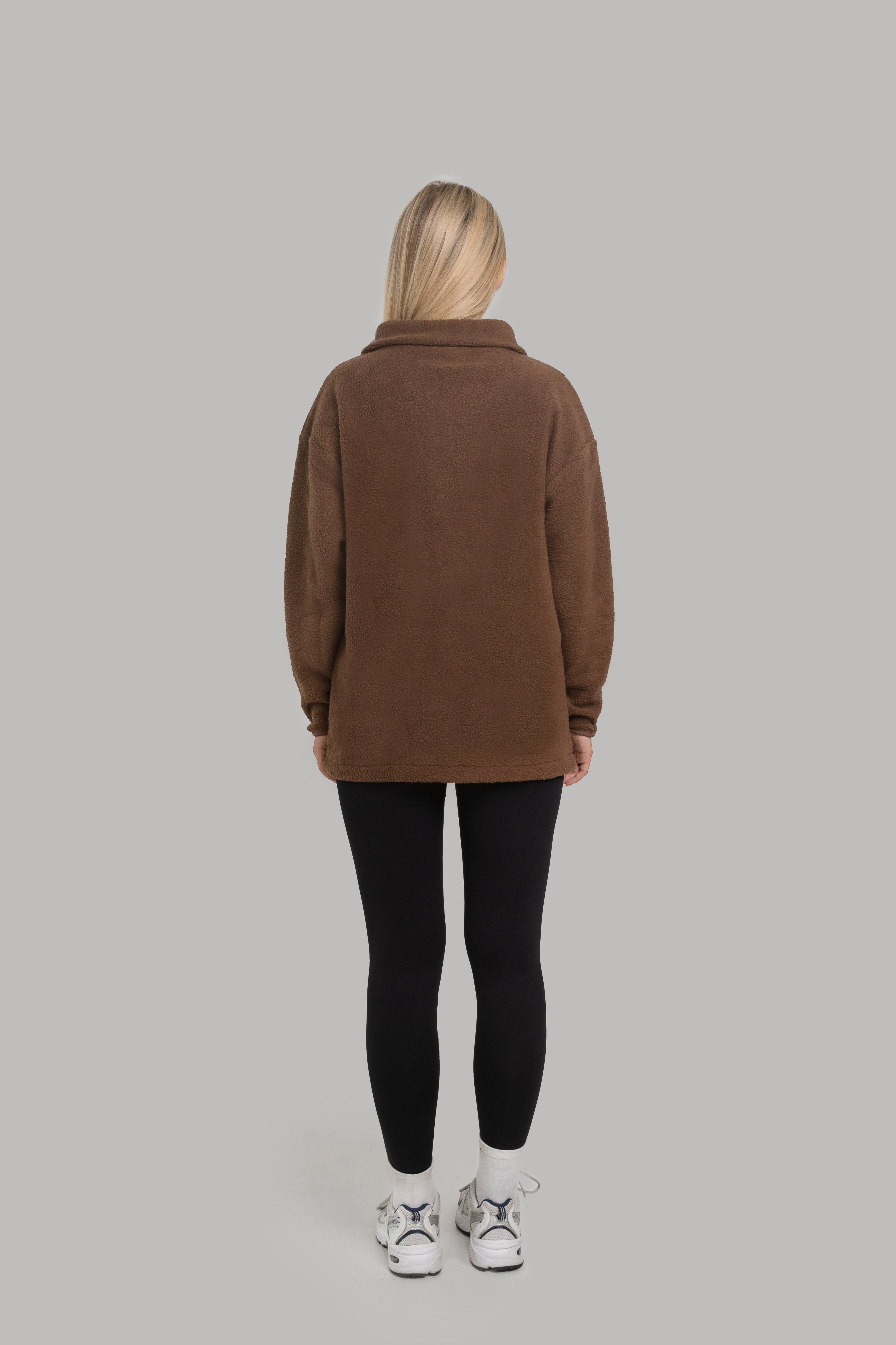Luna Long Fleece Brown