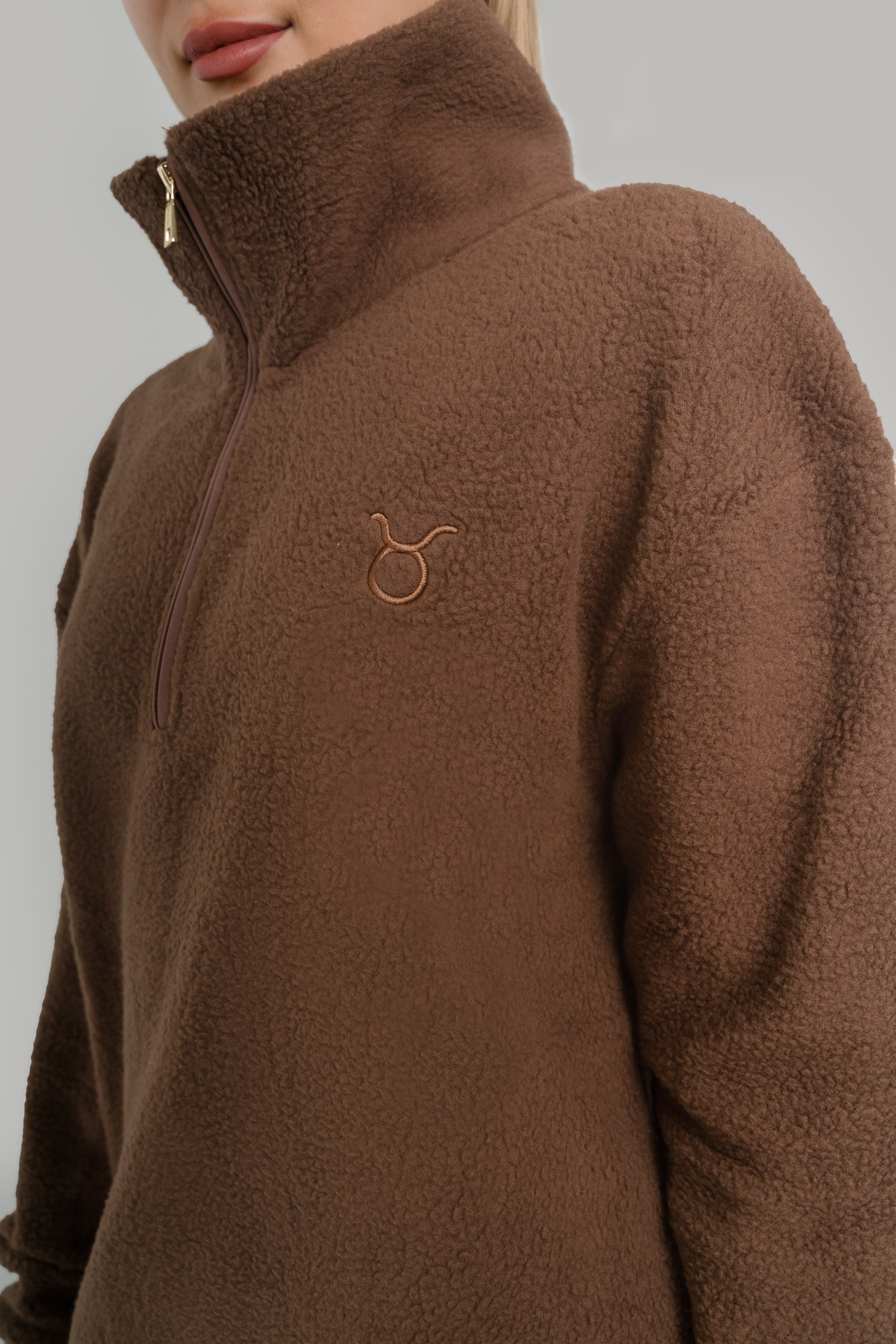 Luna Long Fleece Brown