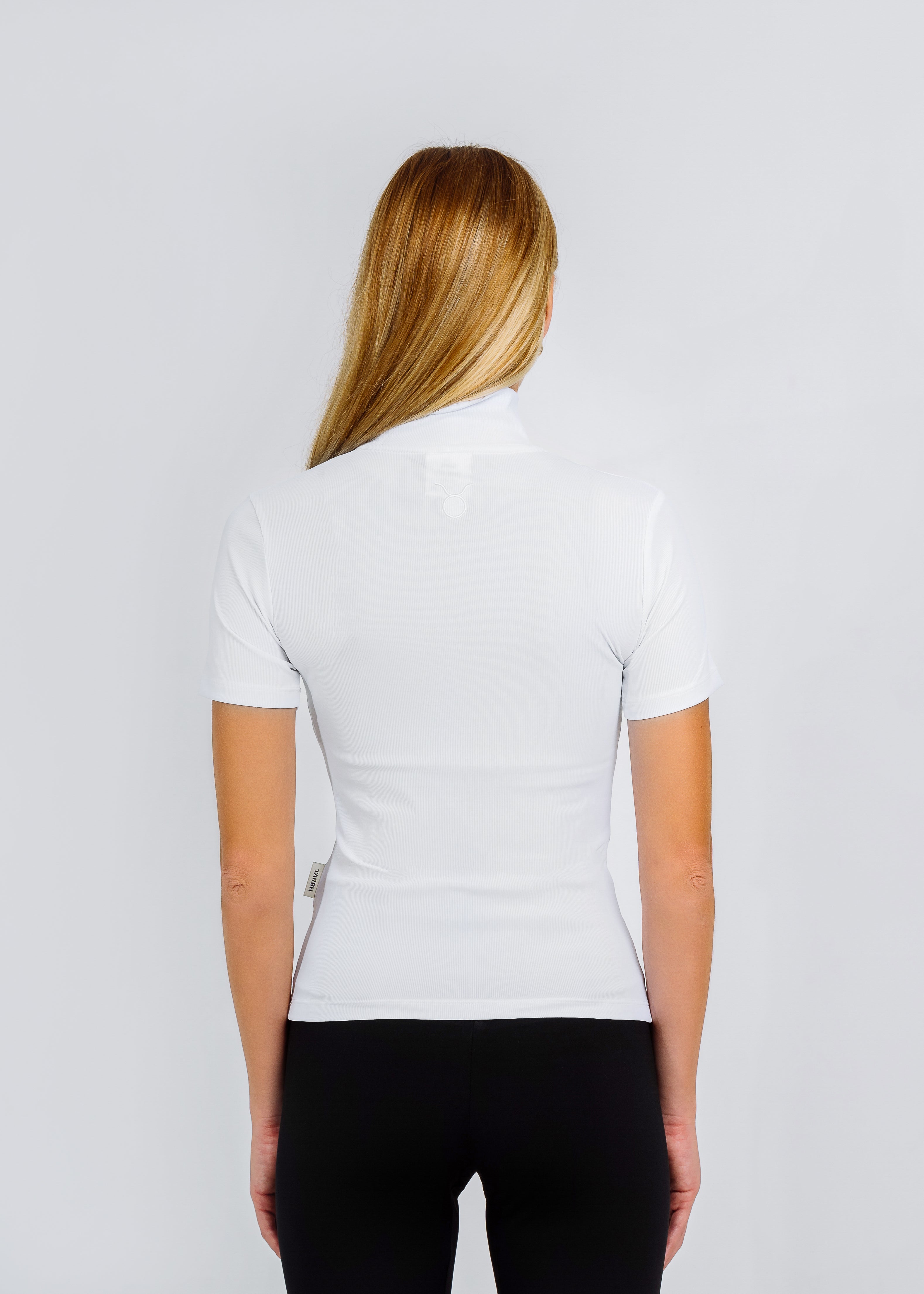 SWAN TURTLE NECK TOP WHITE