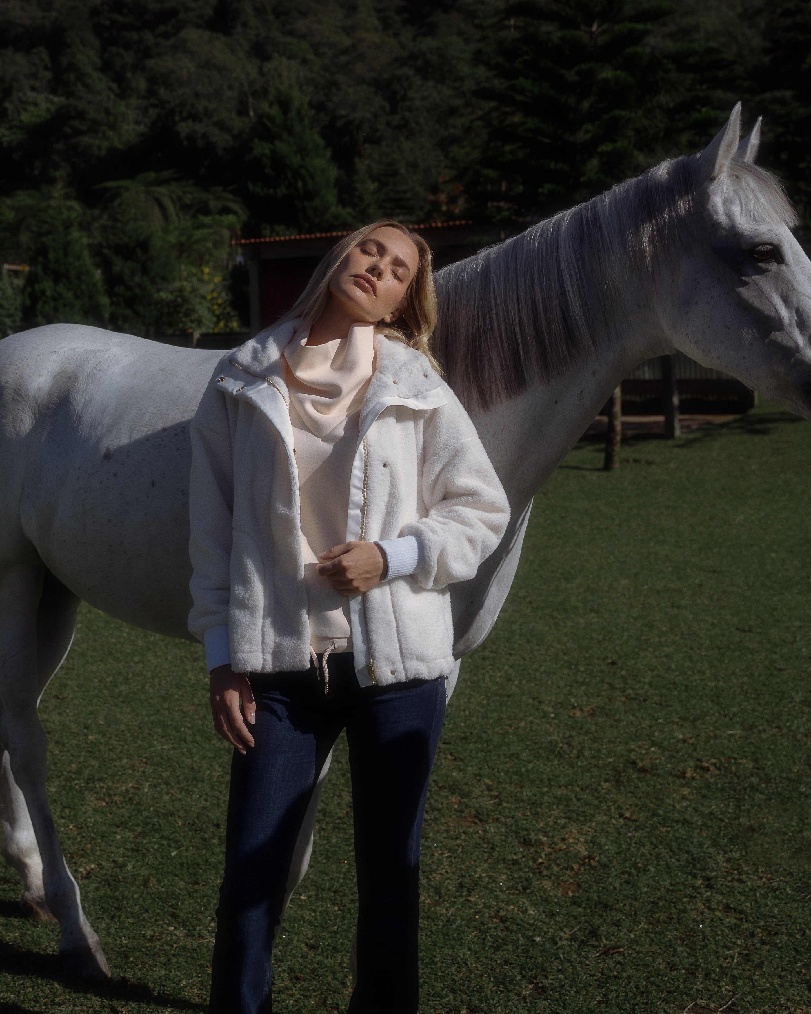ASPEN FLEECE EDIT TWO WARM IVORY NUDE