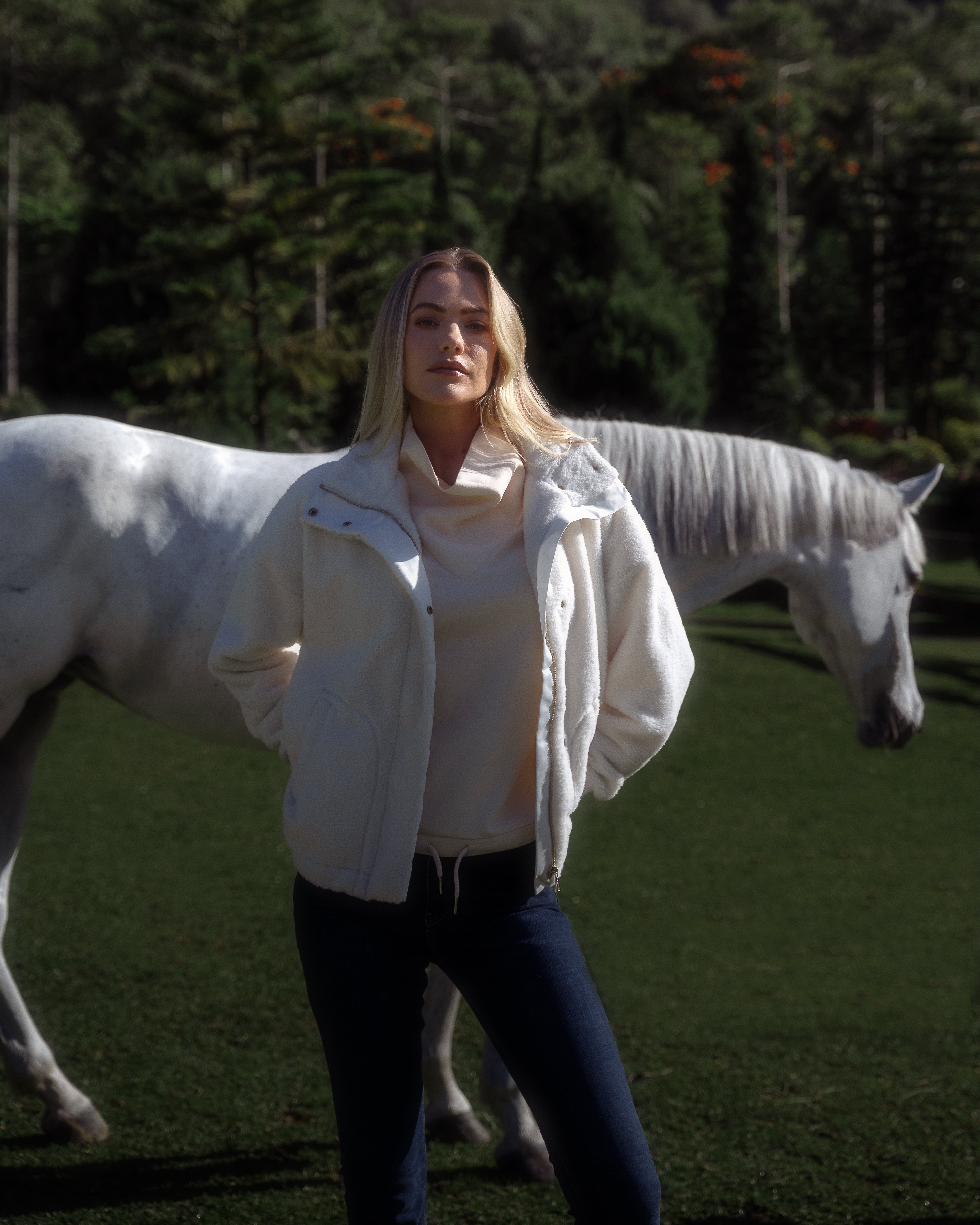 ASPEN FLEECE EDIT TWO WARM IVORY NUDE
