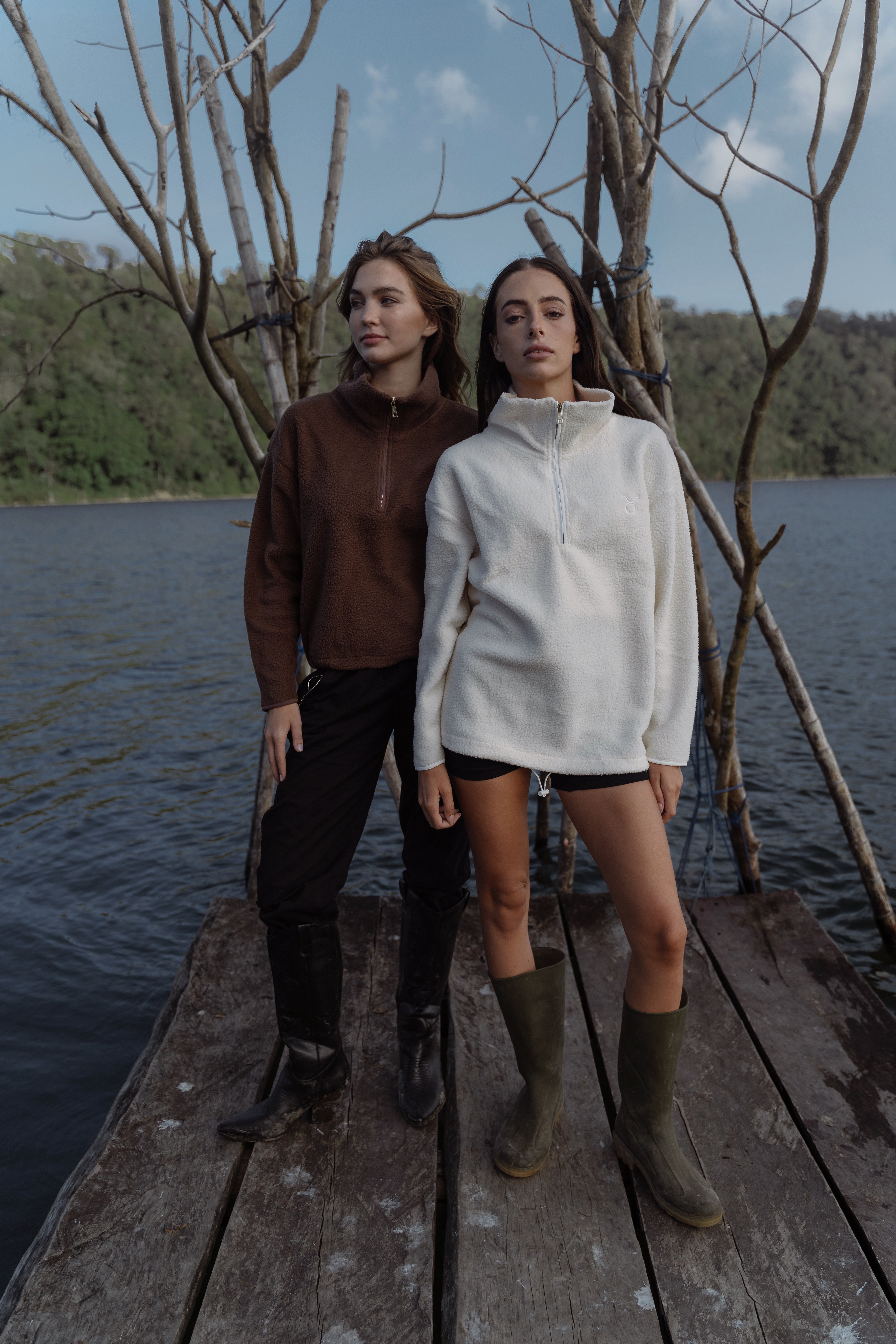 Luna Long Fleece Cream