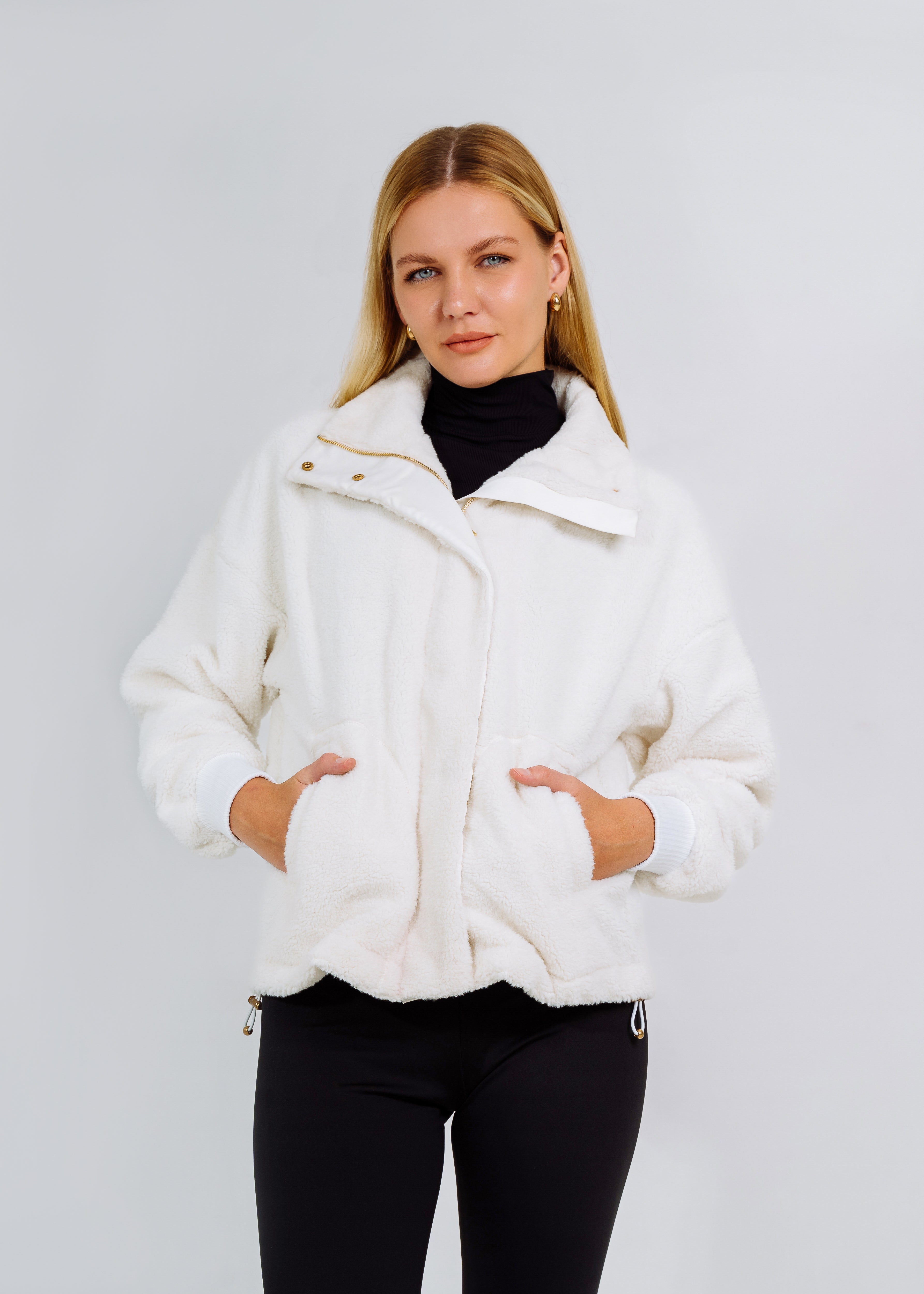 ASPEN FLEECE EDIT TWO WHITE