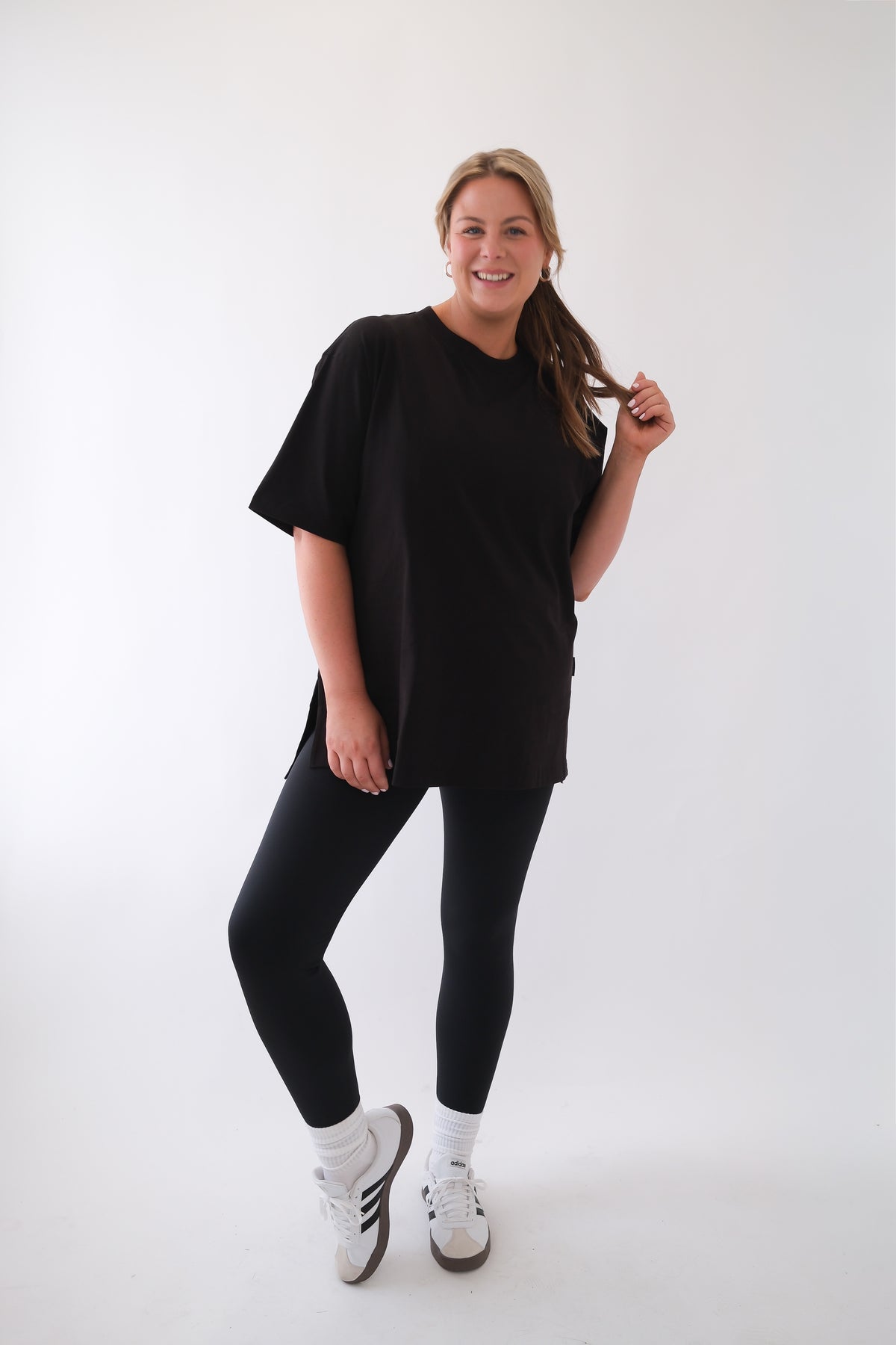 CLEO SHORT SLEEVE T-SHIRT BLACK