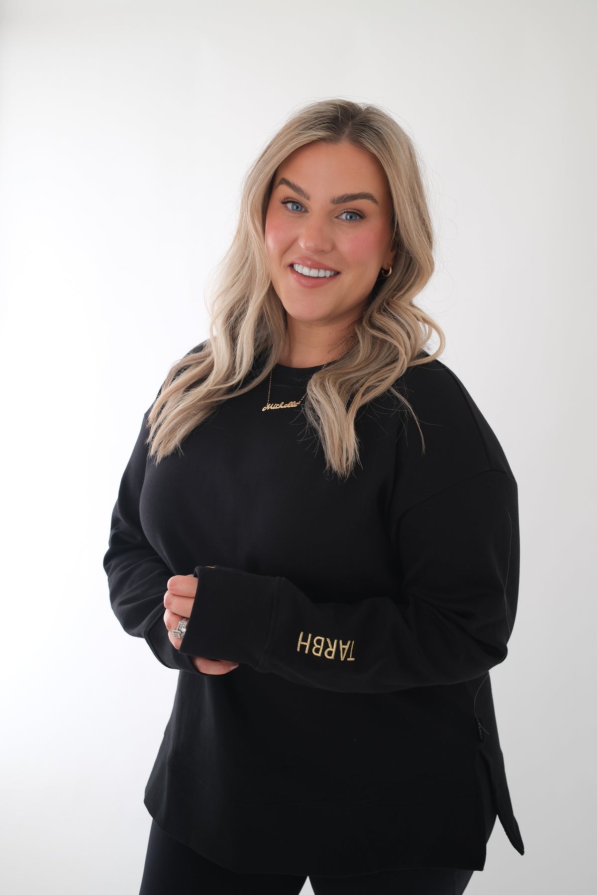 JUNO CREW SWEATSHIRT BLACK