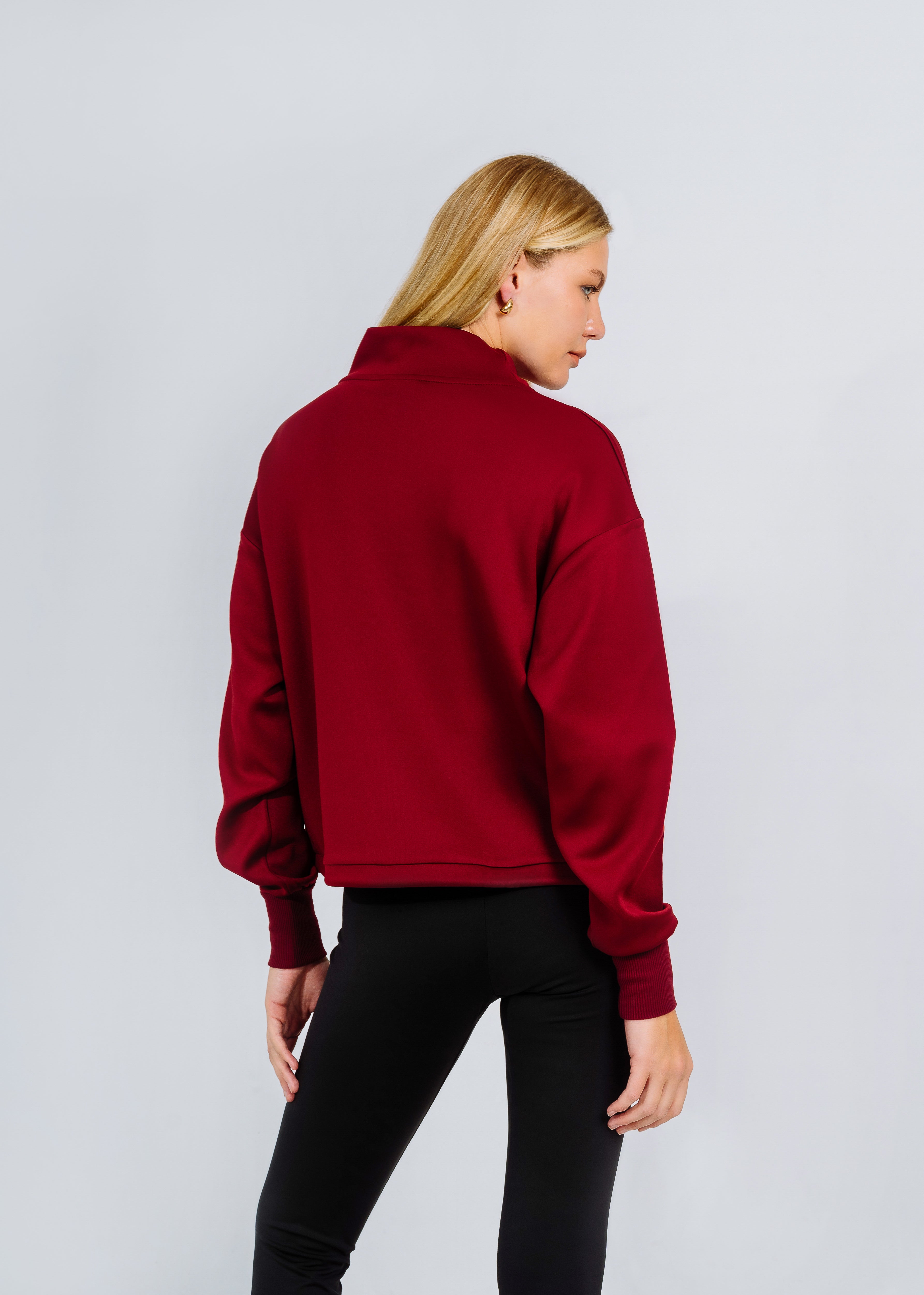 DEMI SWEATER DARK CHERRY