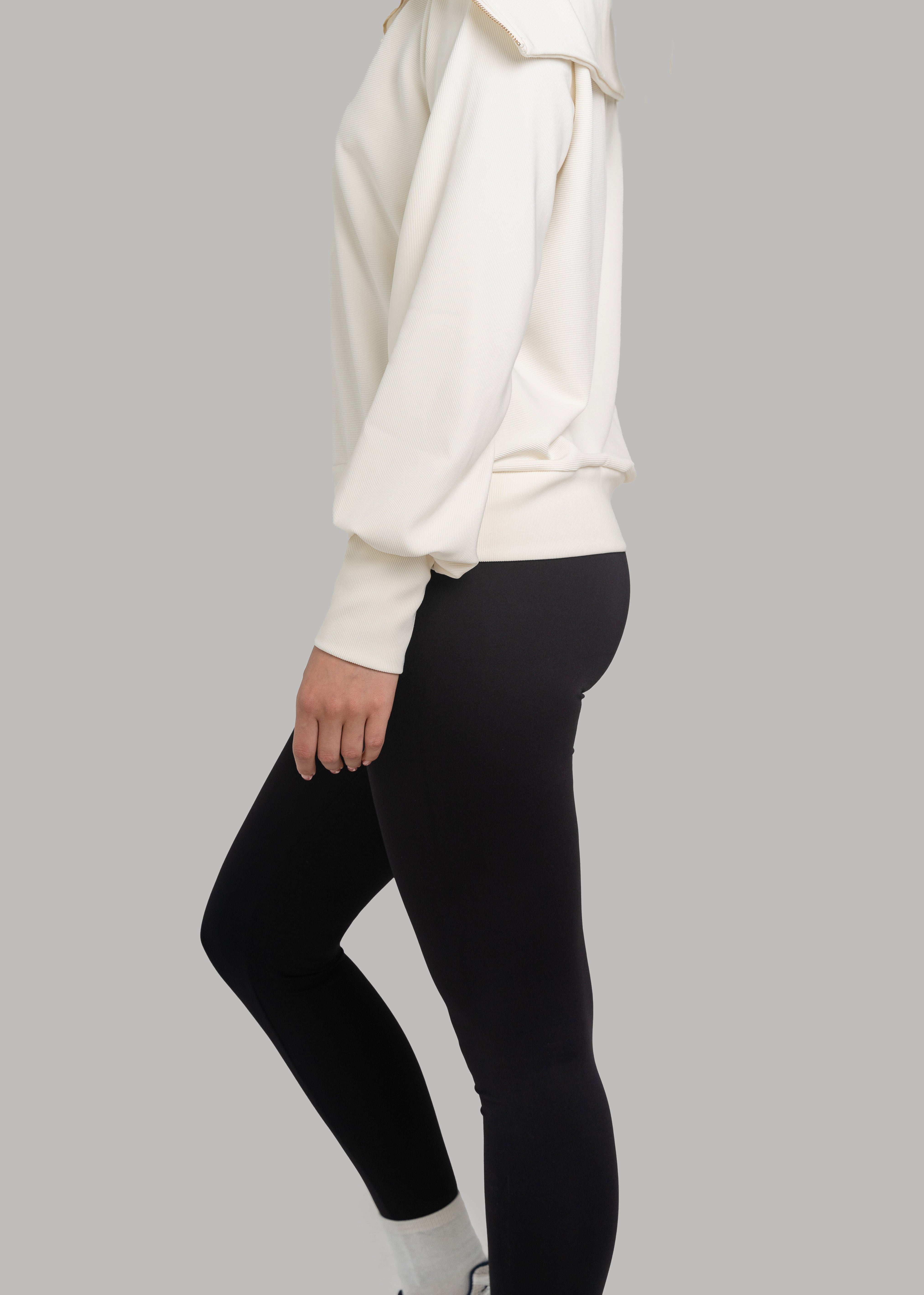 Amara Half Zip Sweater Cream