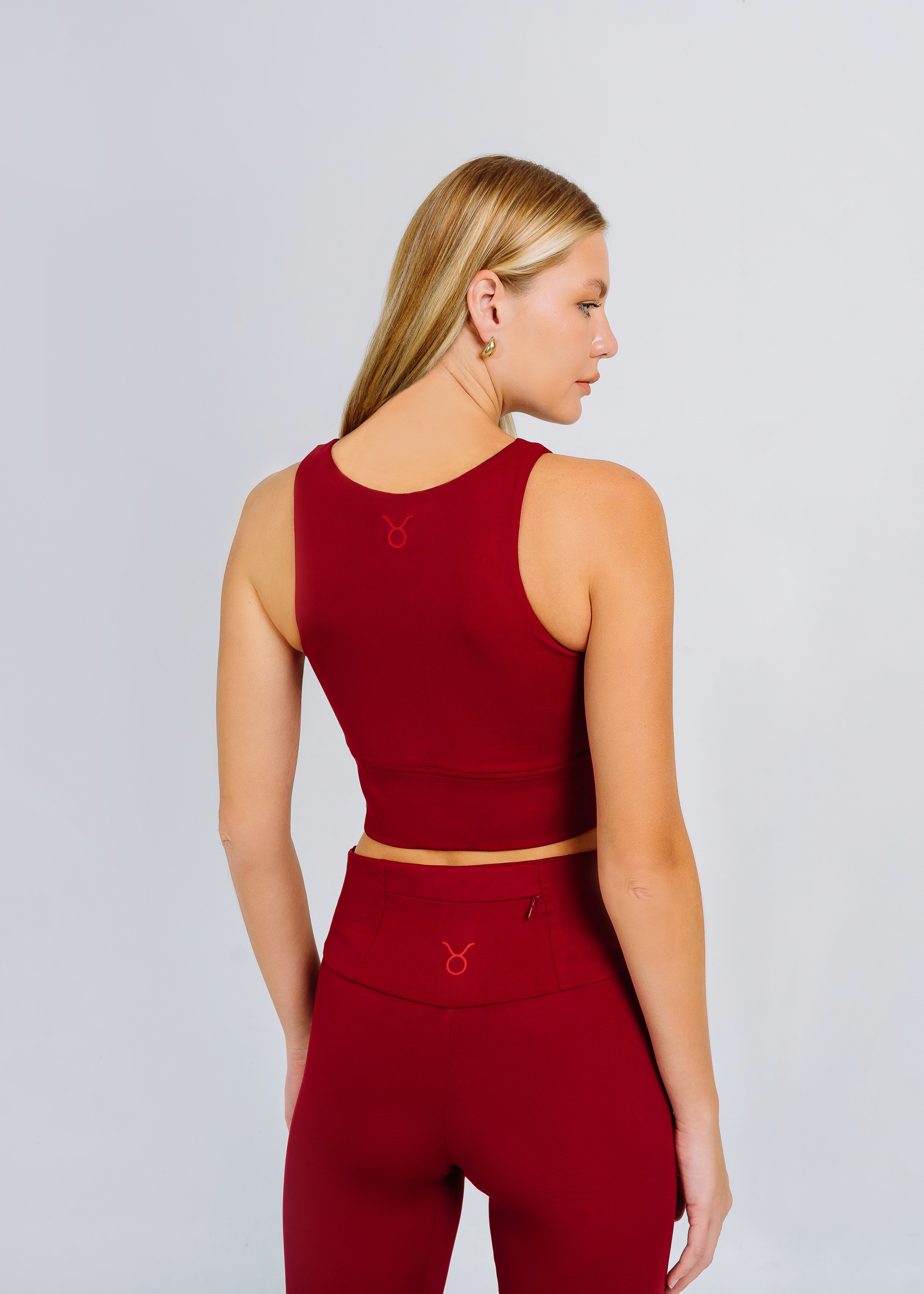 ARIA LEGGINGS DARK CHERRY