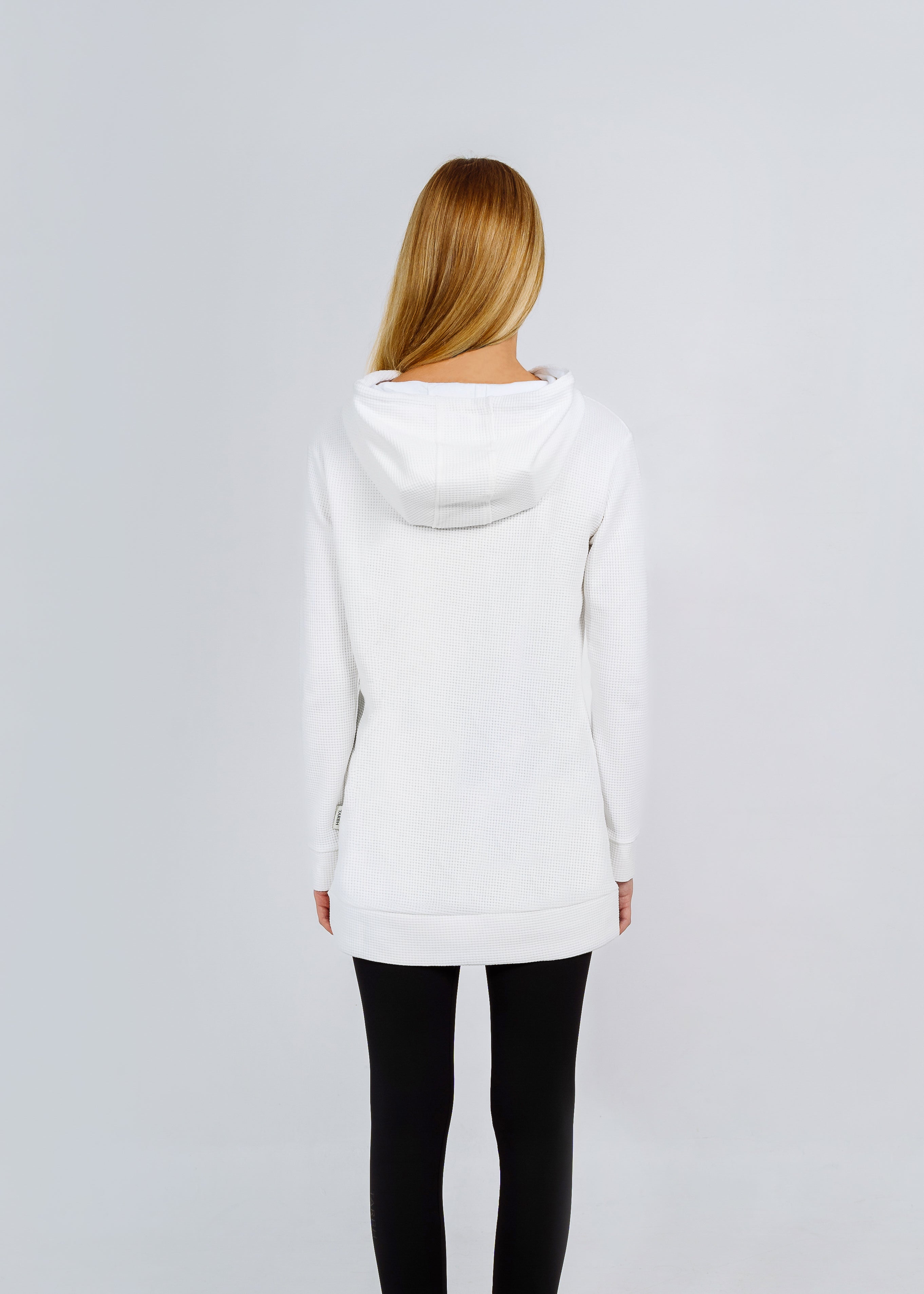 RAVEN WOOLEN HOODY WHITE