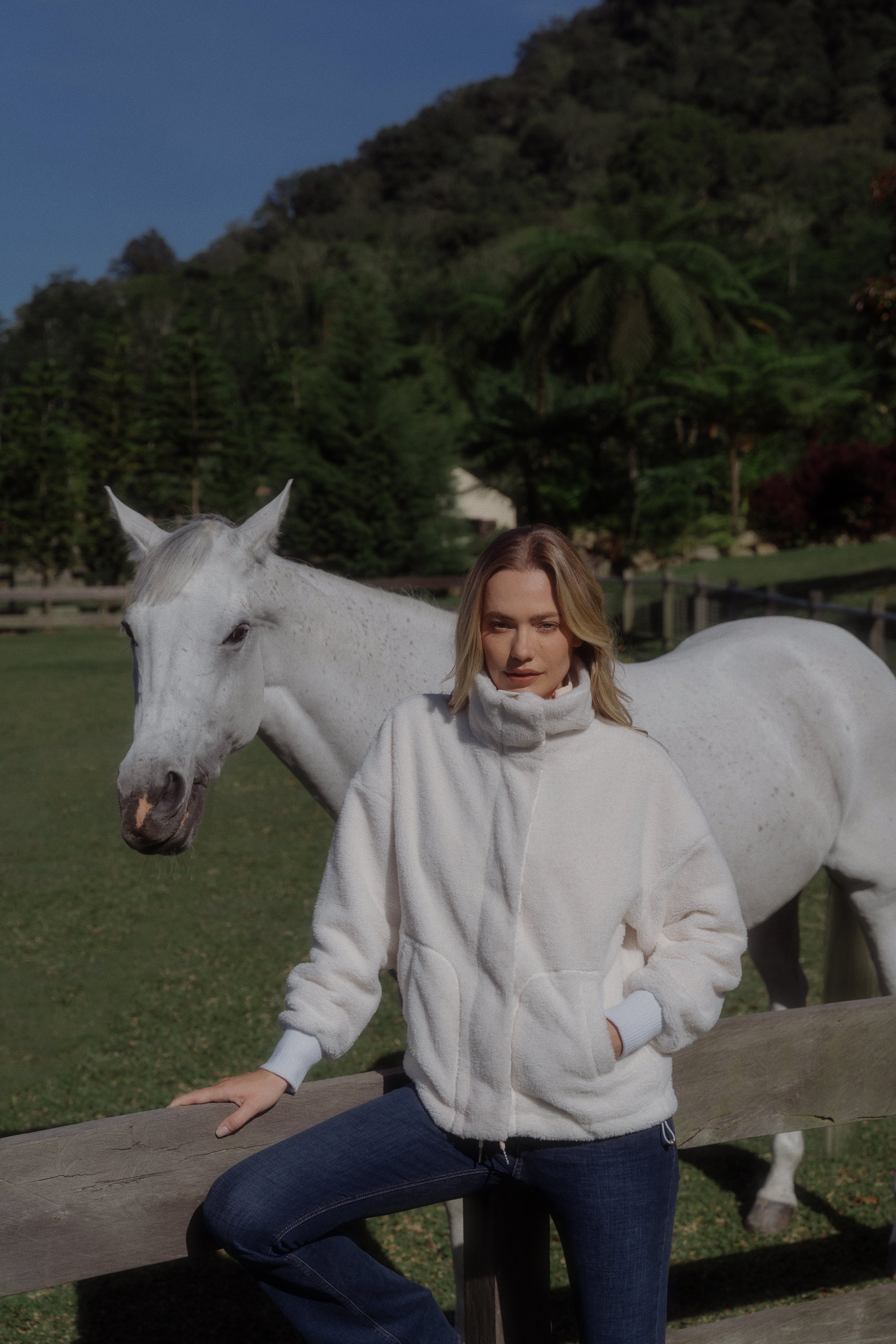 ASPEN FLEECE EDIT TWO WARM IVORY NUDE