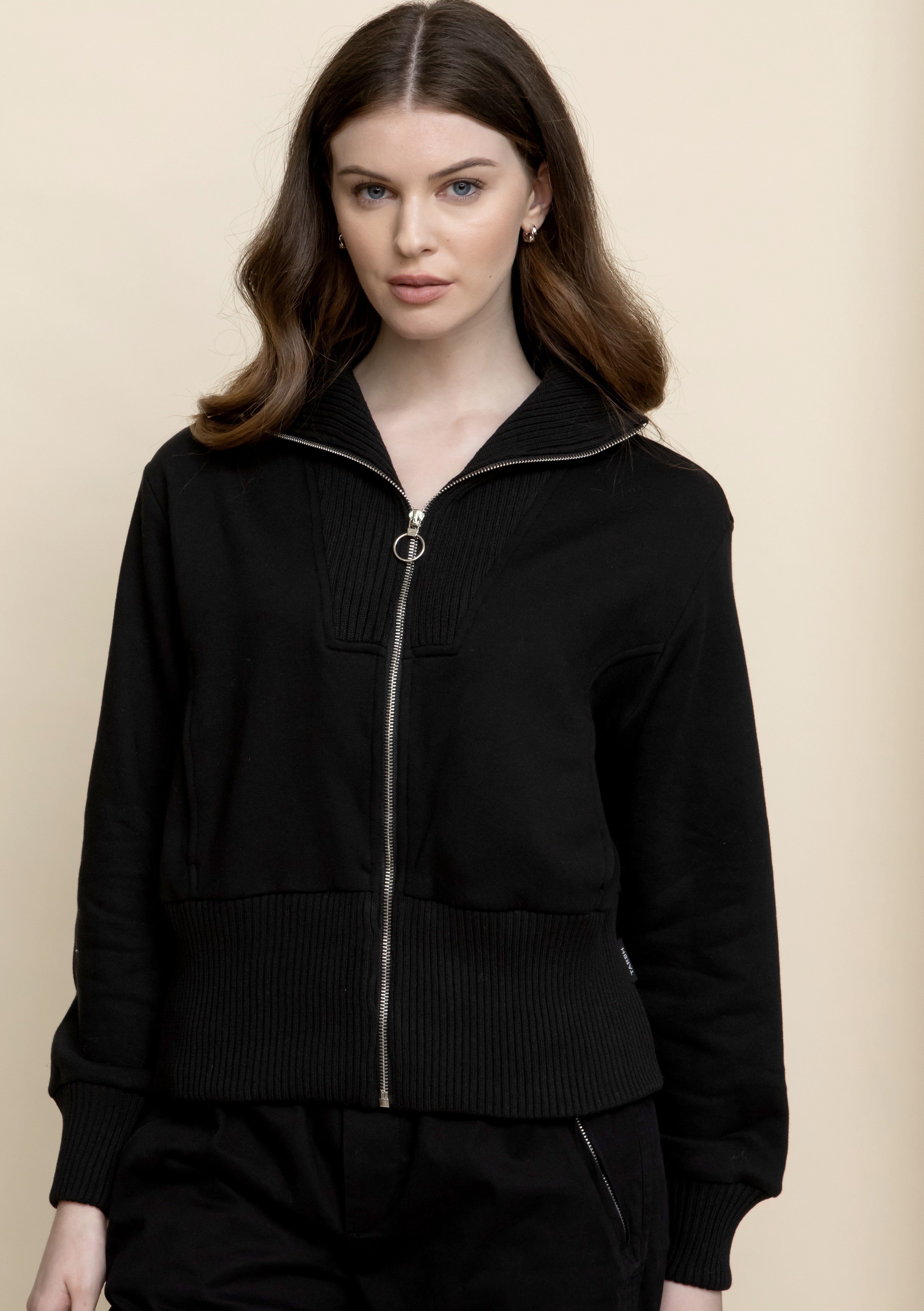 Sienna Full Zip Black